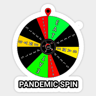 PANDEMIC SPINNER GAME Sticker